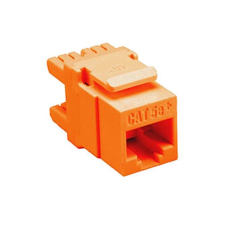 Allen Tel Cat 5e E-Z Jack Module, Orange AT65EZ-16